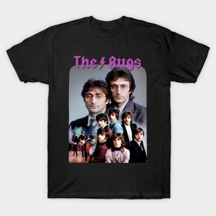 Cursed Classic Rock Band PARODY "The Bugs" Funny Poser Retro 90's Glamour Shot Portrait T-Shirt